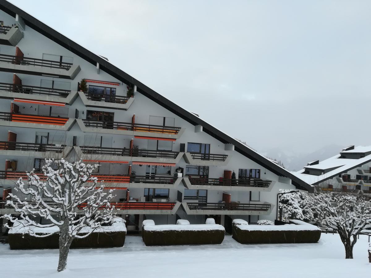 Romantic Chalet-Style Flat With Mountain View Torgon Zewnętrze zdjęcie