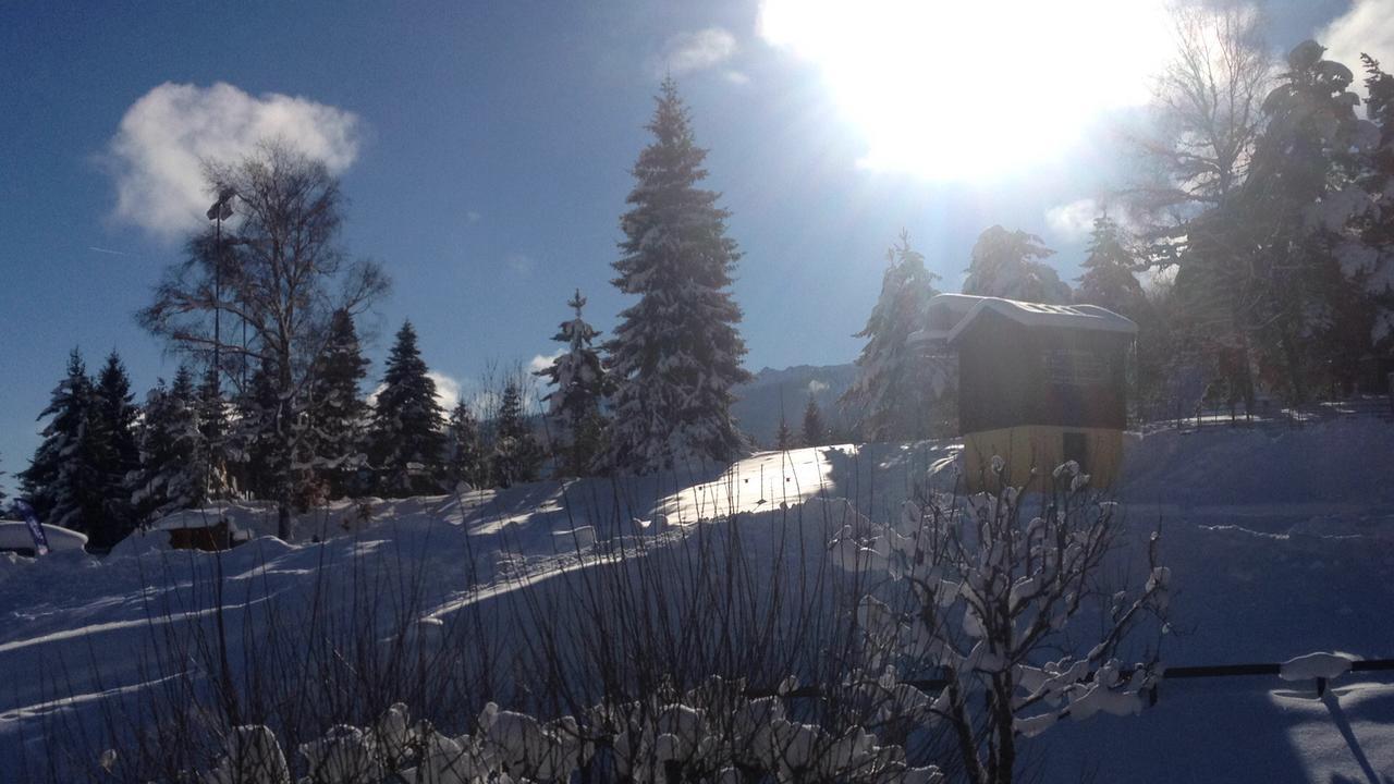 Romantic Chalet-Style Flat With Mountain View Torgon Zewnętrze zdjęcie