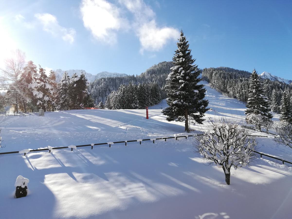Romantic Chalet-Style Flat With Mountain View Torgon Zewnętrze zdjęcie
